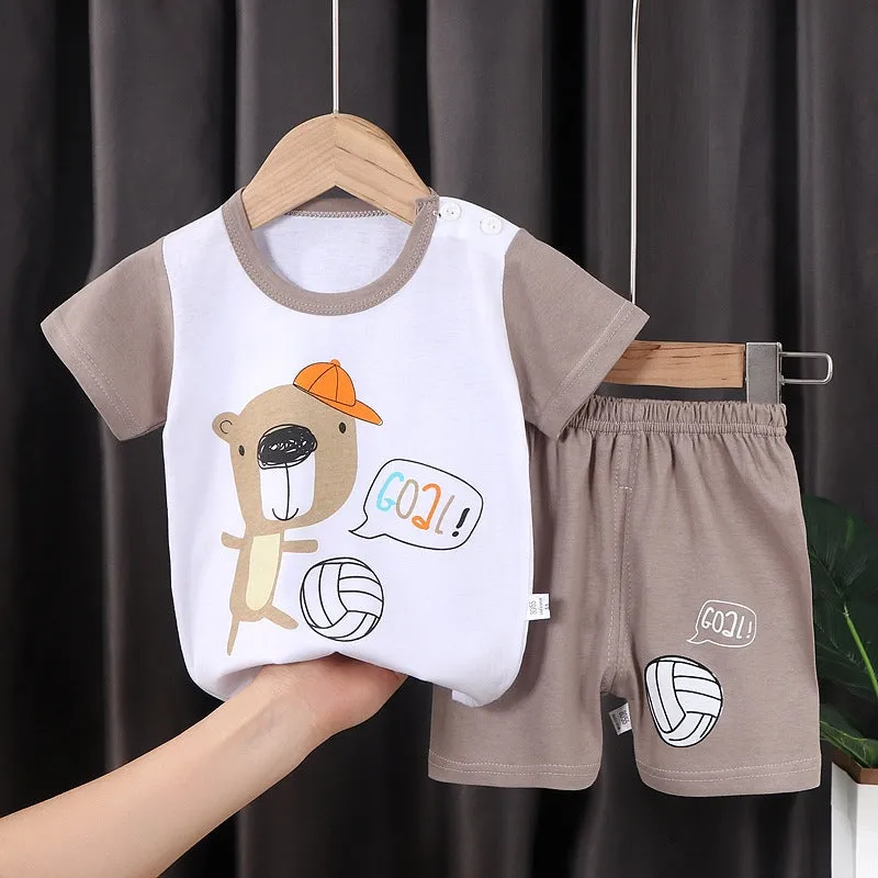2 Pcs Boys/Girls Pants Suits 6-9M 512881