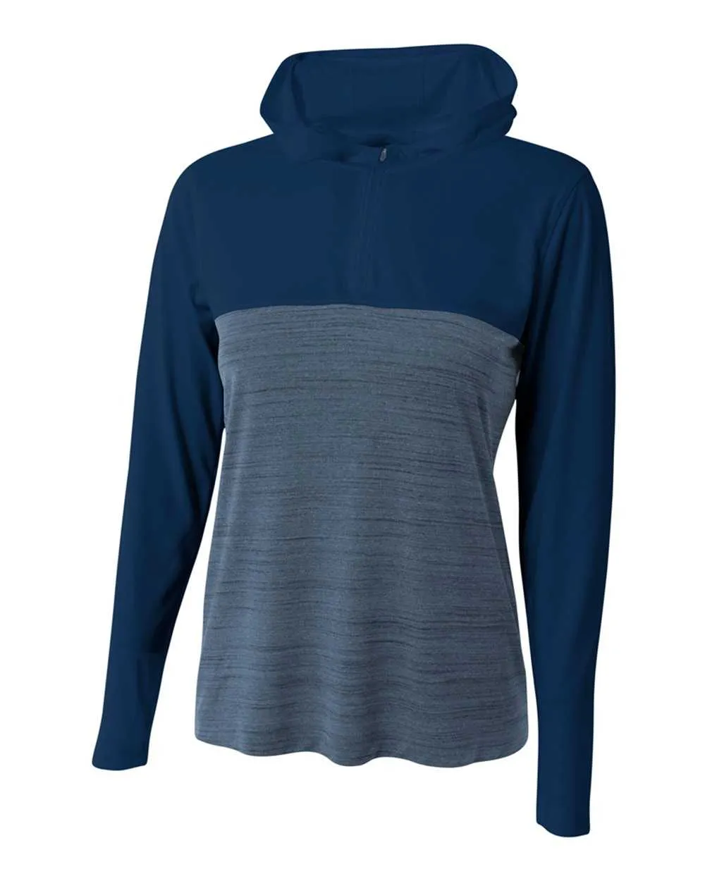 A4 NW4013 The Slate Quarter Zip - Navy