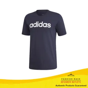 Adidas Essentials Linear Logo Tee Legend Ink / White