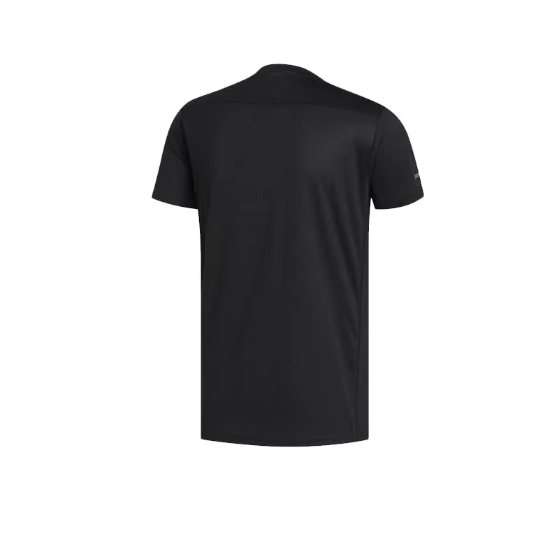 Adidas Run It 3-Stripes Tee Black/White