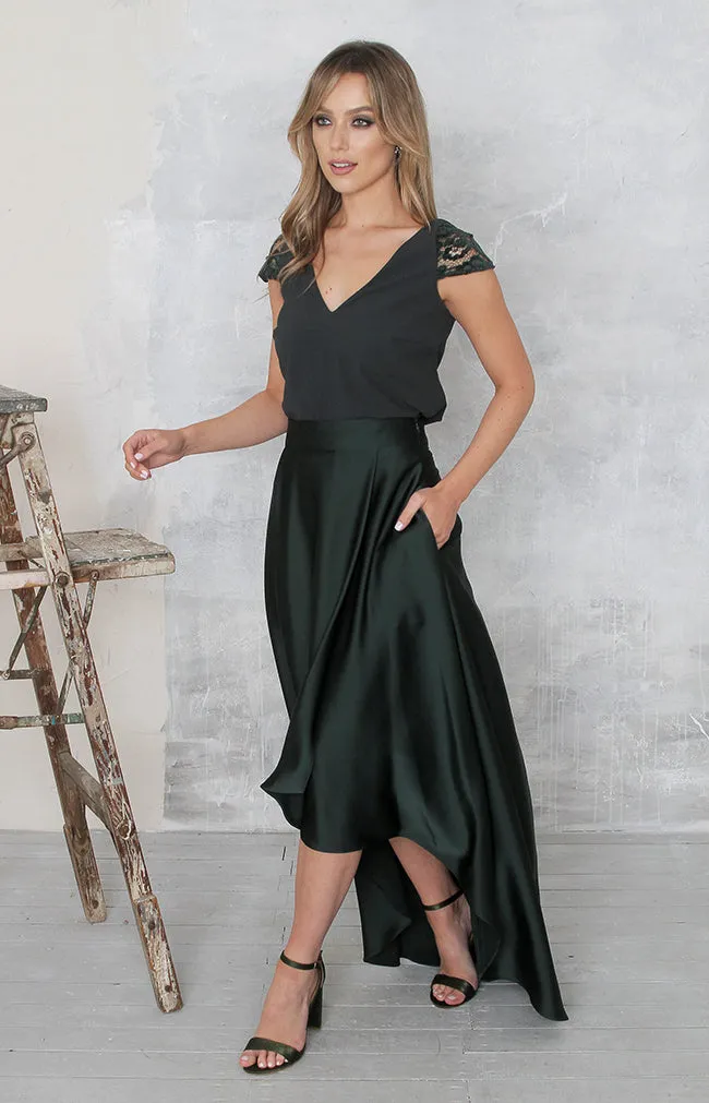 Arabella Top - Forest Green