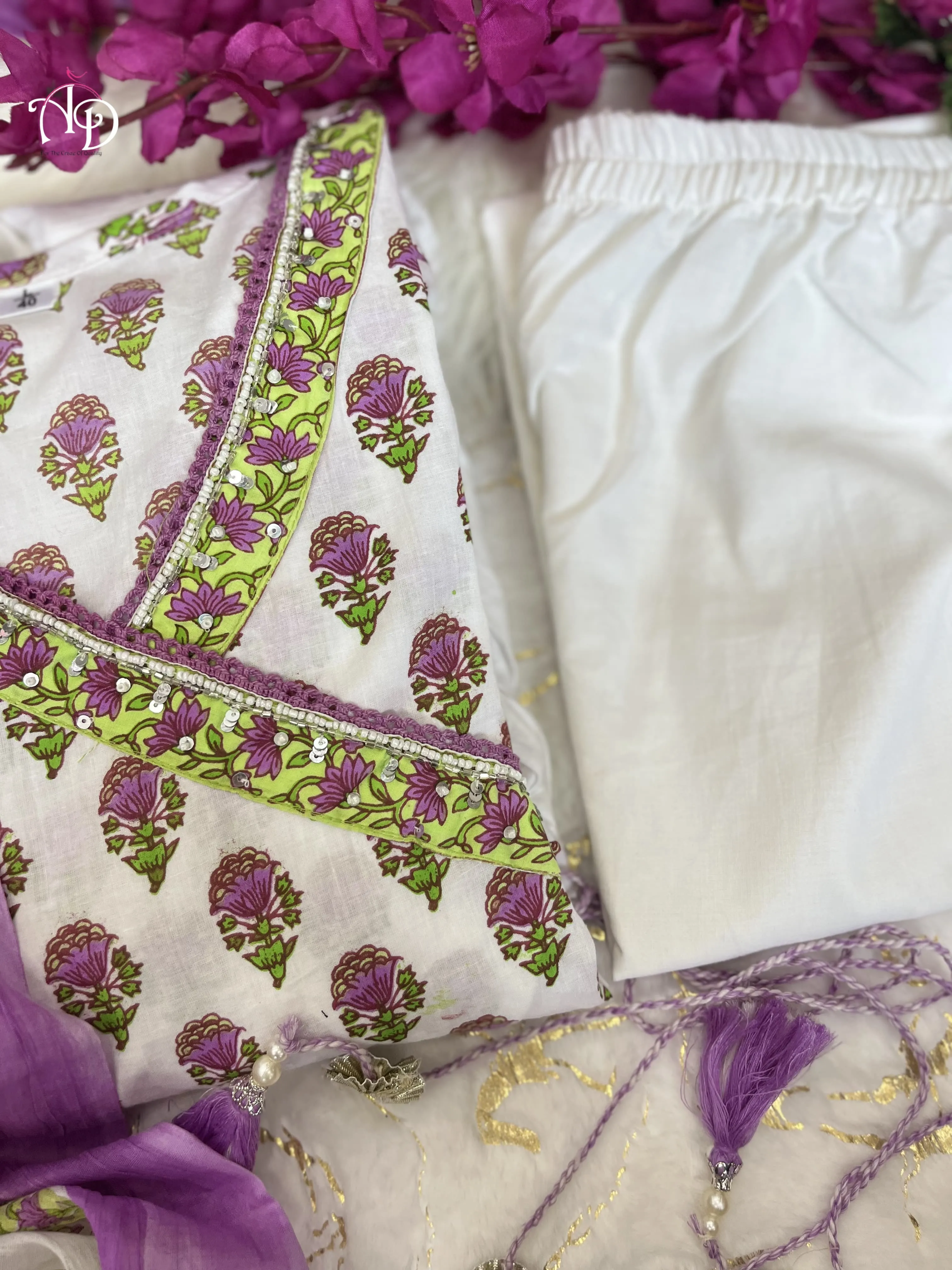 Beautiful Designer Angrakha Style Summer Special Salwar Suit