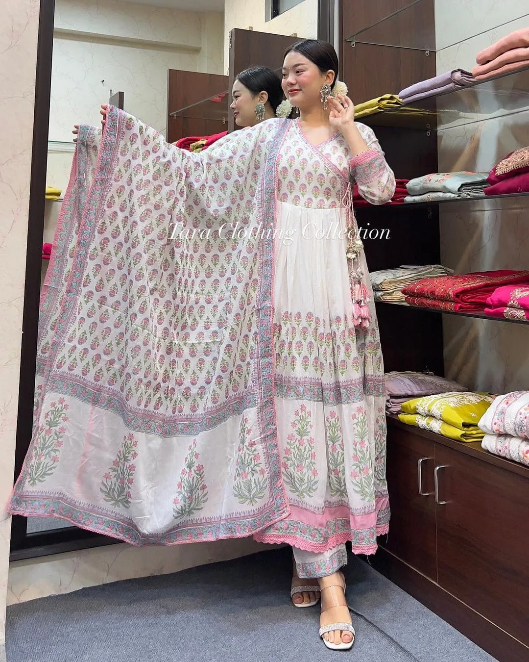 Beautiful Designer Angrakha Style Summer Special Salwar Suit