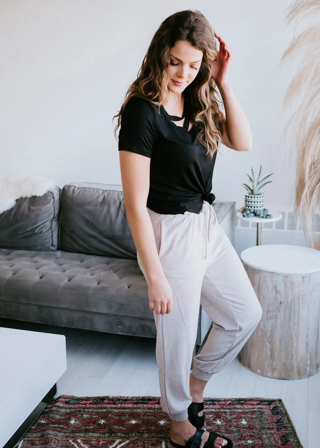 Bergen Cutout Casual Top FINAL SALE