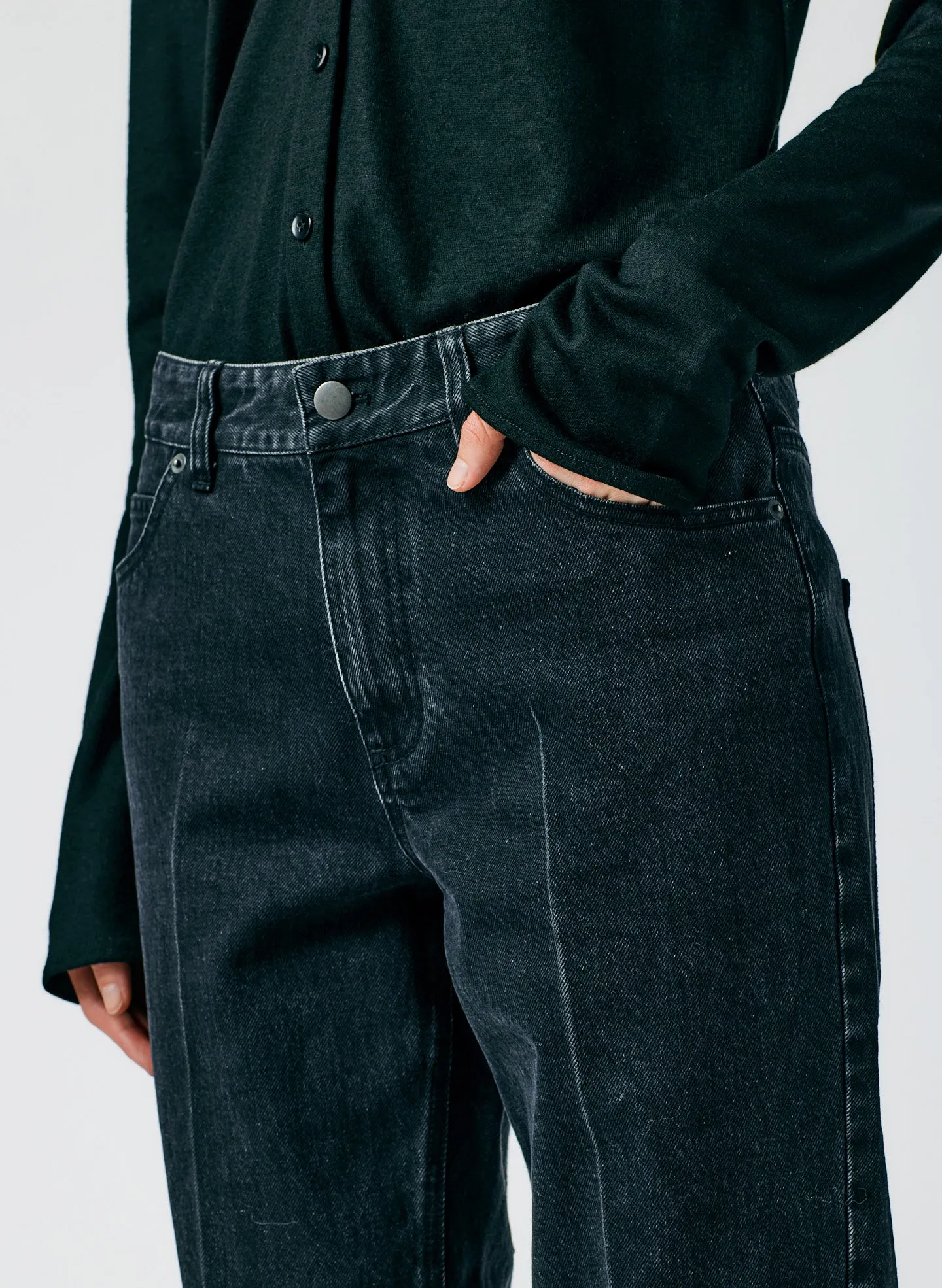 Black Denim Elfie Jean