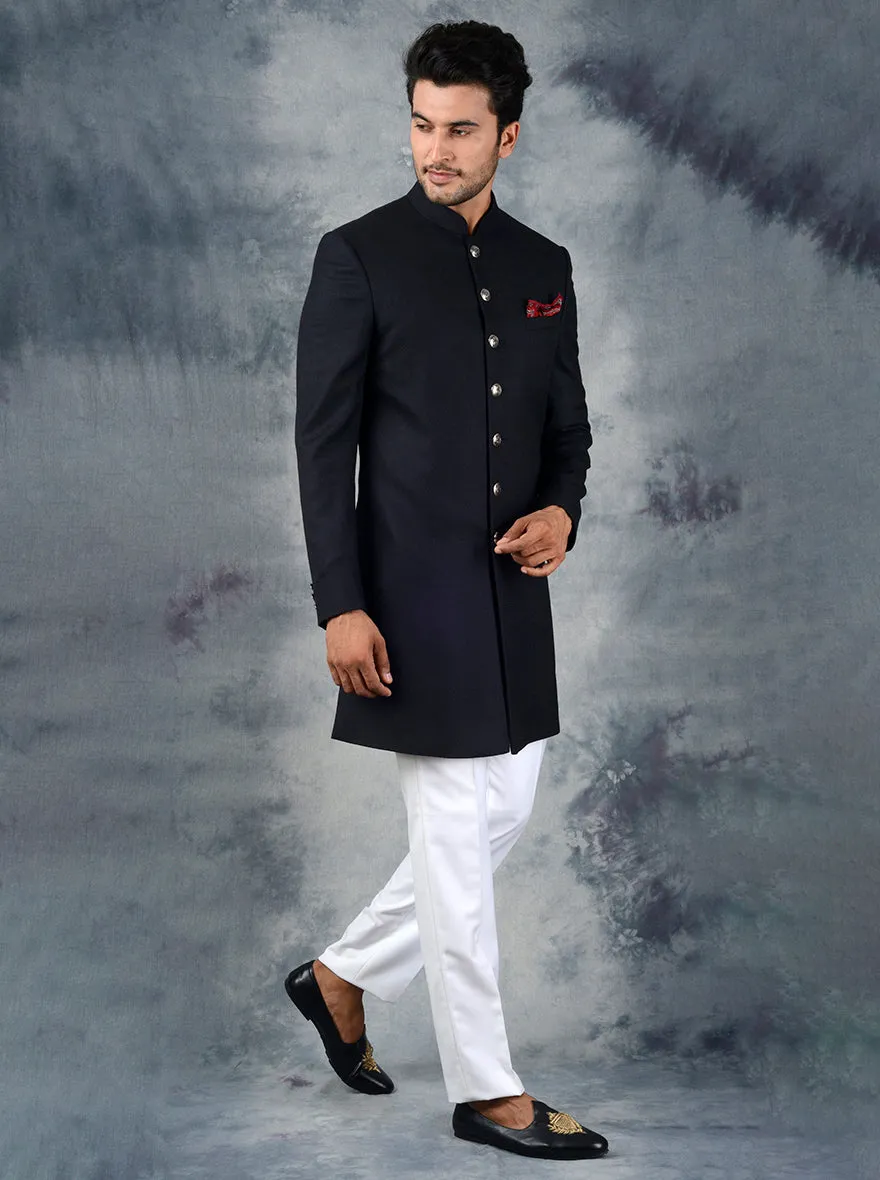 Black Indowestern | Siddhesh Chauhan