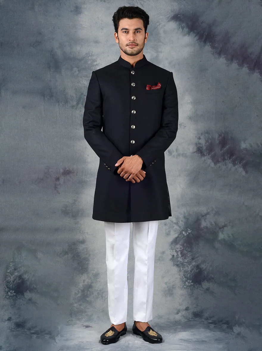 Black Indowestern | Siddhesh Chauhan