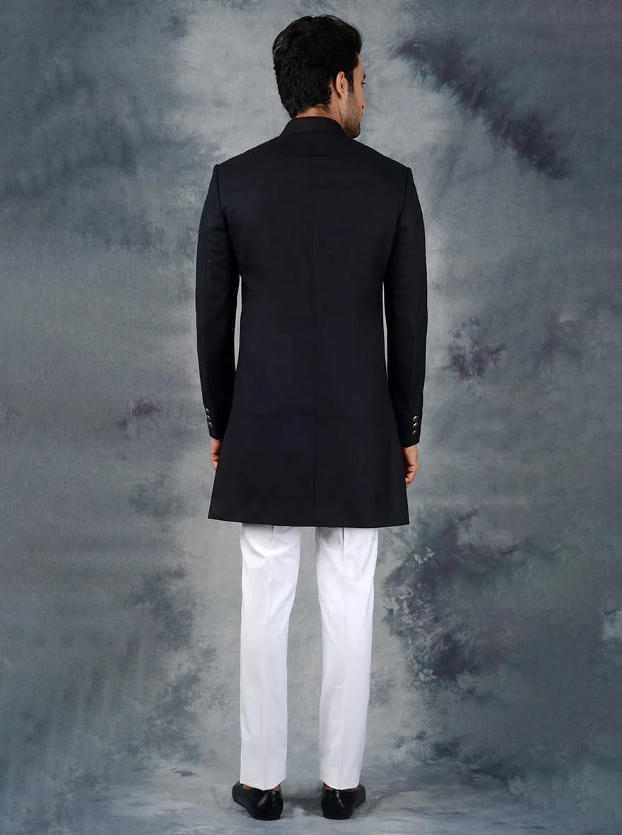 Black Indowestern | Siddhesh Chauhan