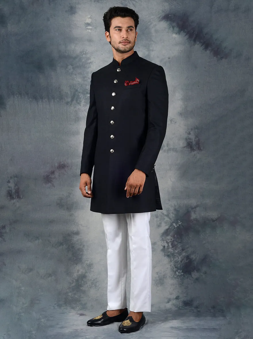 Black Indowestern | Siddhesh Chauhan