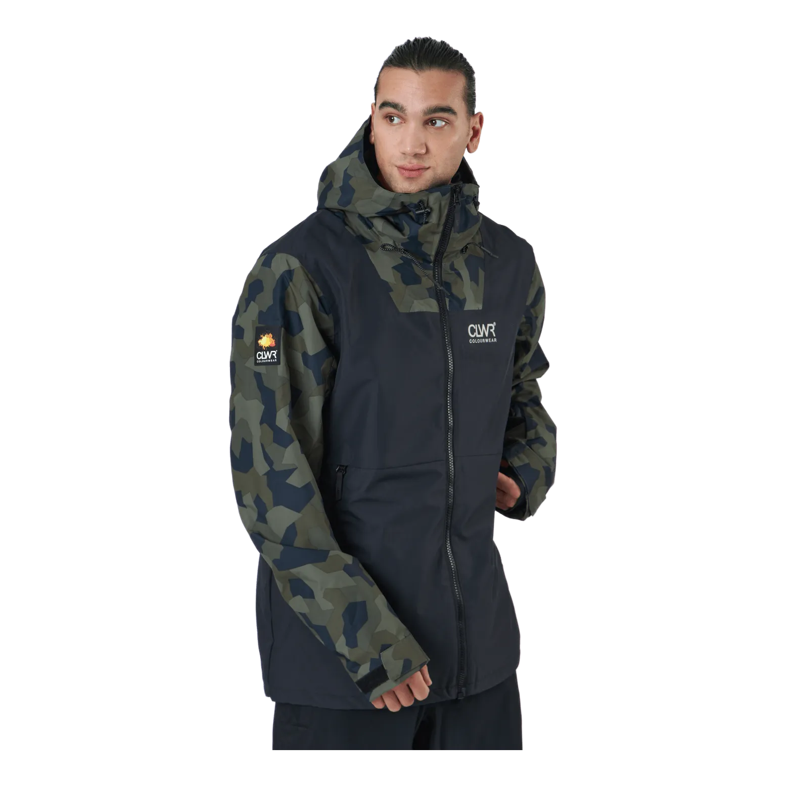 Block Jacket M Camo Dark Khaki C79