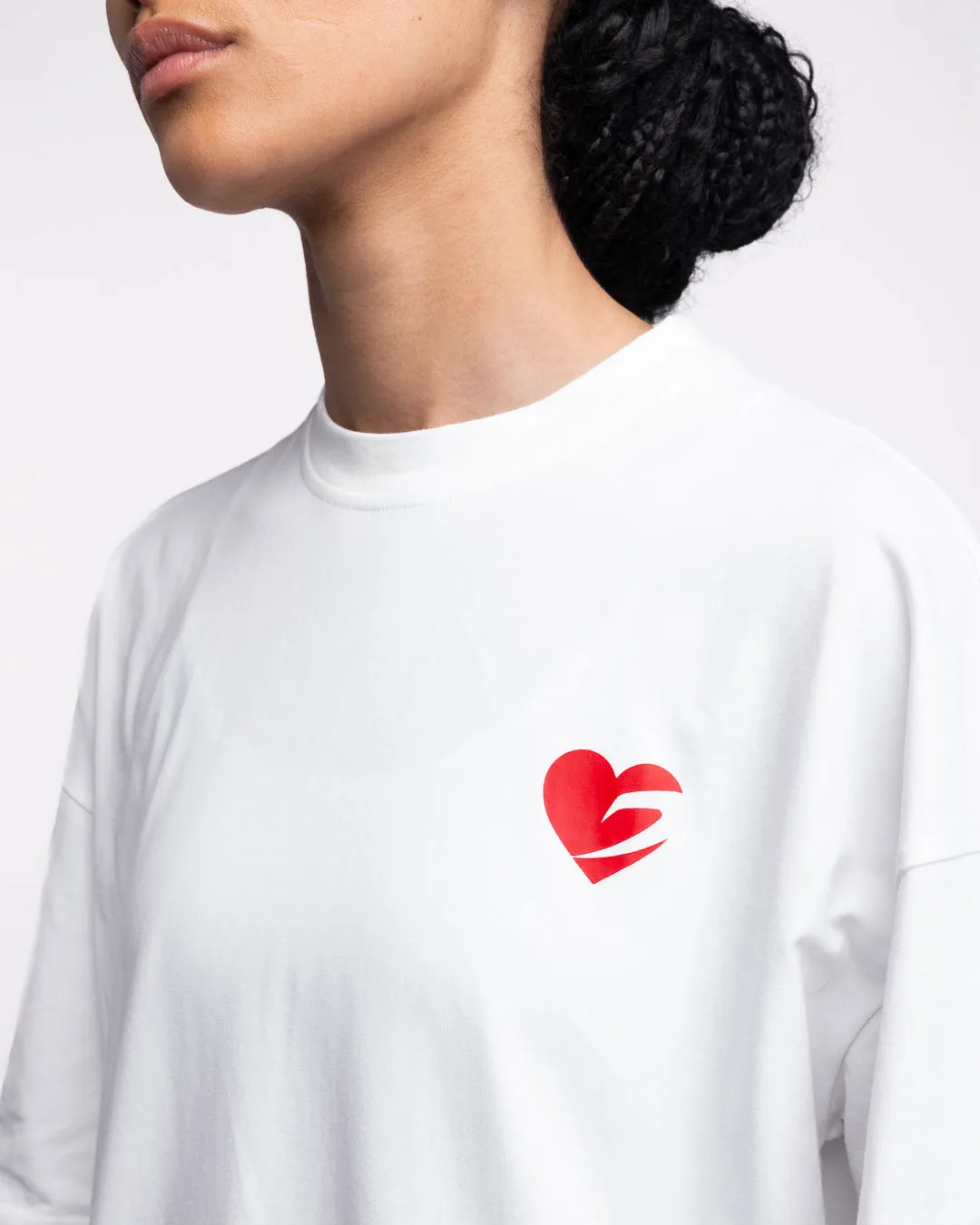 Boxing is Love Oversized T-Shirt - White