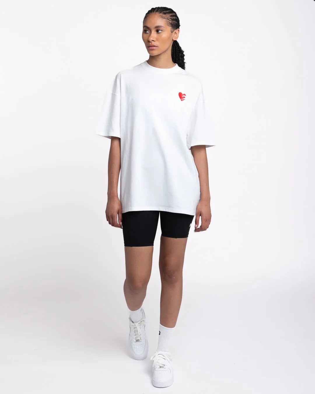 Boxing is Love Oversized T-Shirt - White