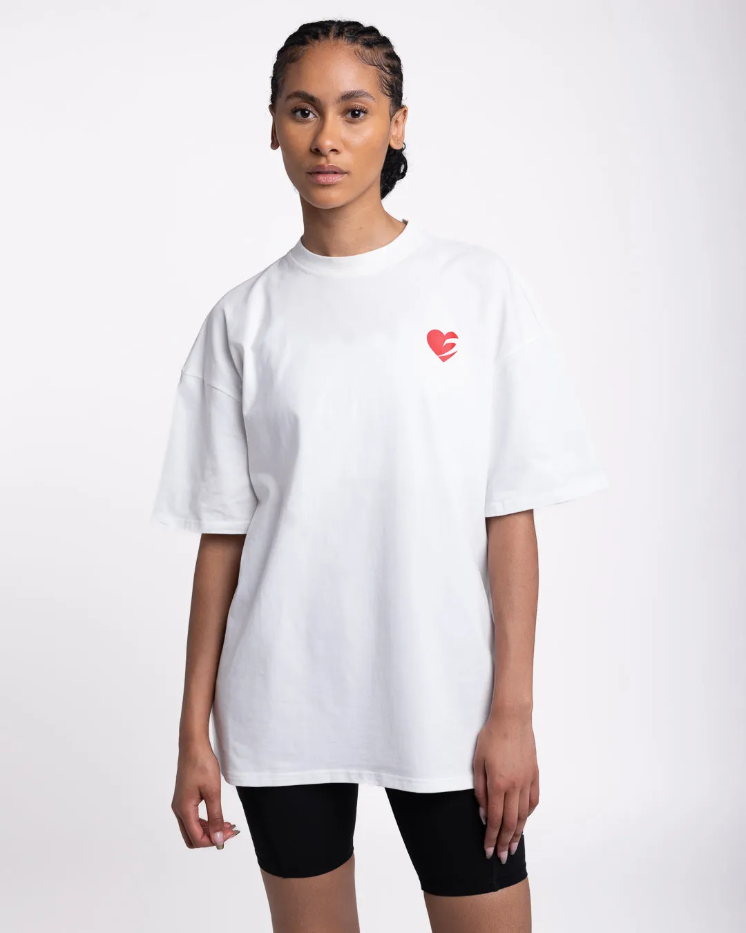 Boxing is Love Oversized T-Shirt - White