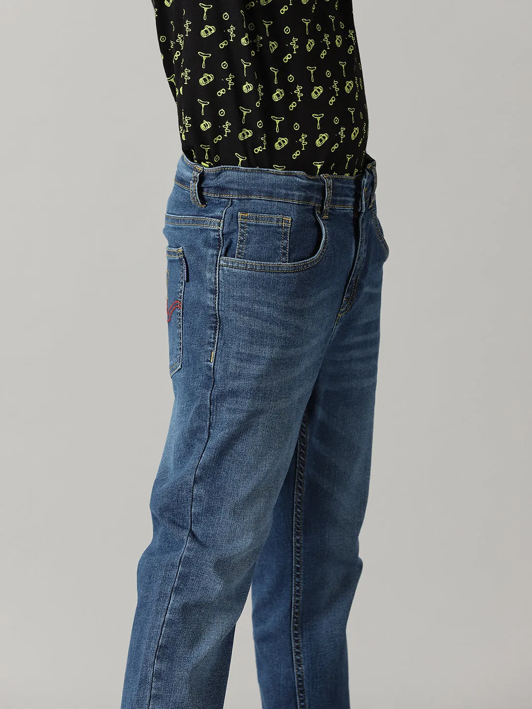 Boys Basic 5 Pocket Denim Pant