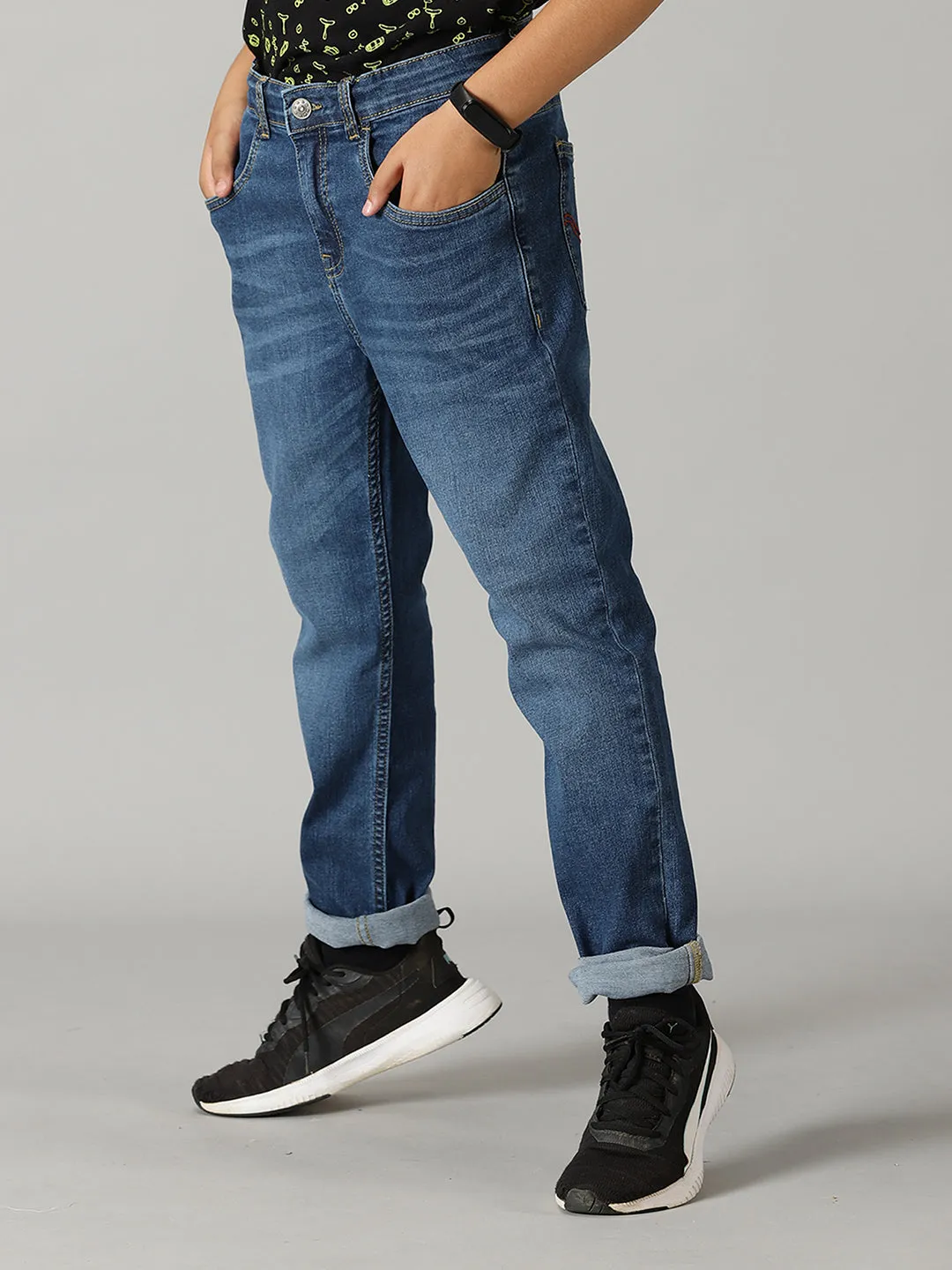 Boys Basic 5 Pocket Denim Pant