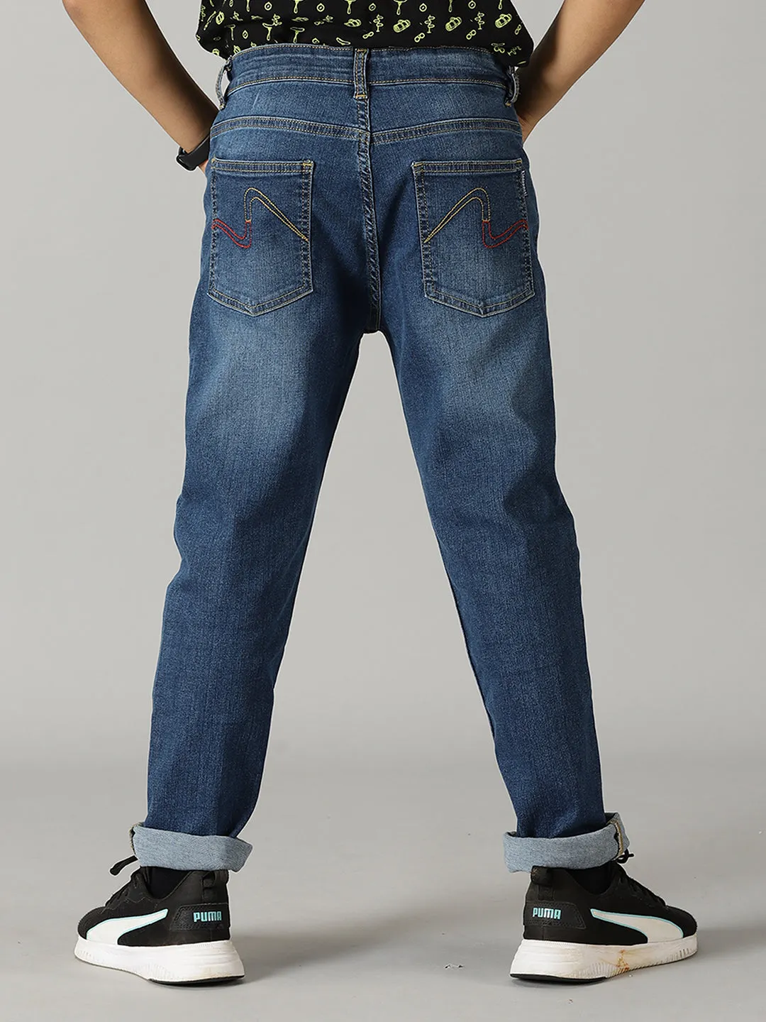 Boys Basic 5 Pocket Denim Pant