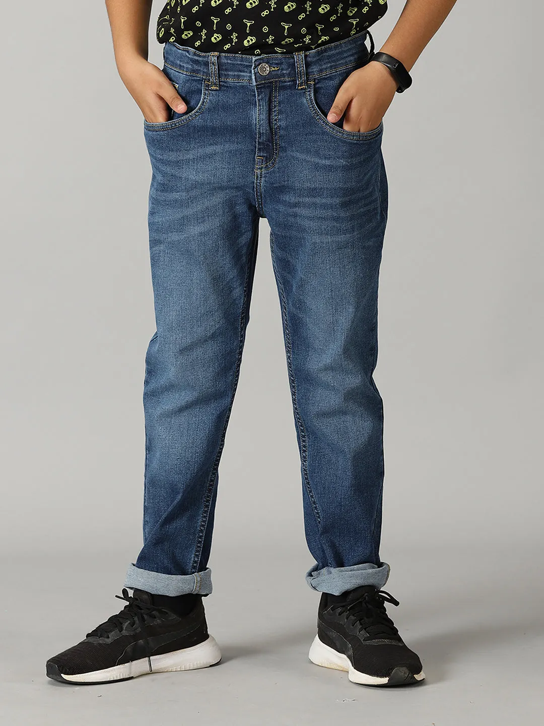 Boys Basic 5 Pocket Denim Pant