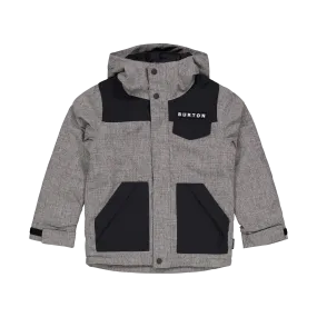 Boys Dugout Jacket Black/Grey