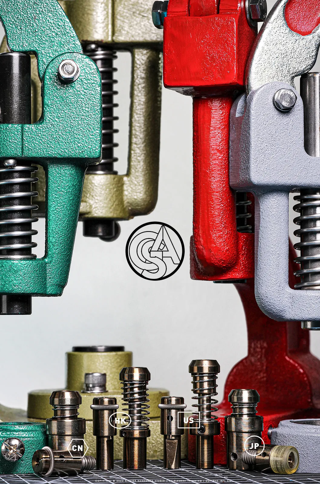 Brand-X | 15mm Convex Top S-spring Snap Fastener | BXPS-YSCV15