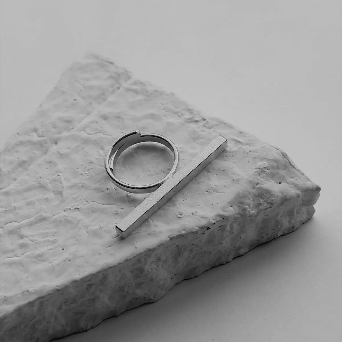 Brass Finger Ring With Silver Finish | Chic Design | Daily Wear Accessory