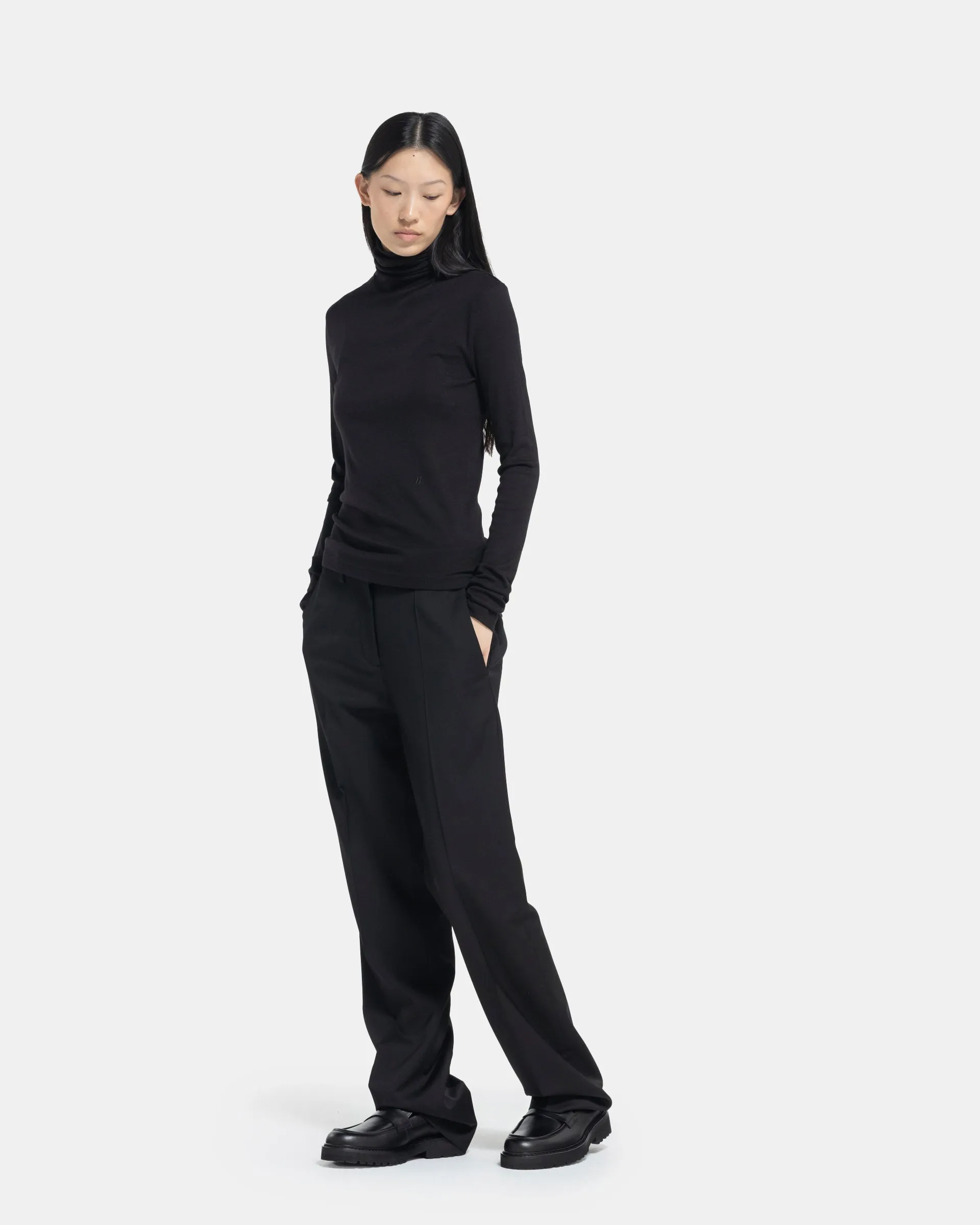 Car Trouser in Black