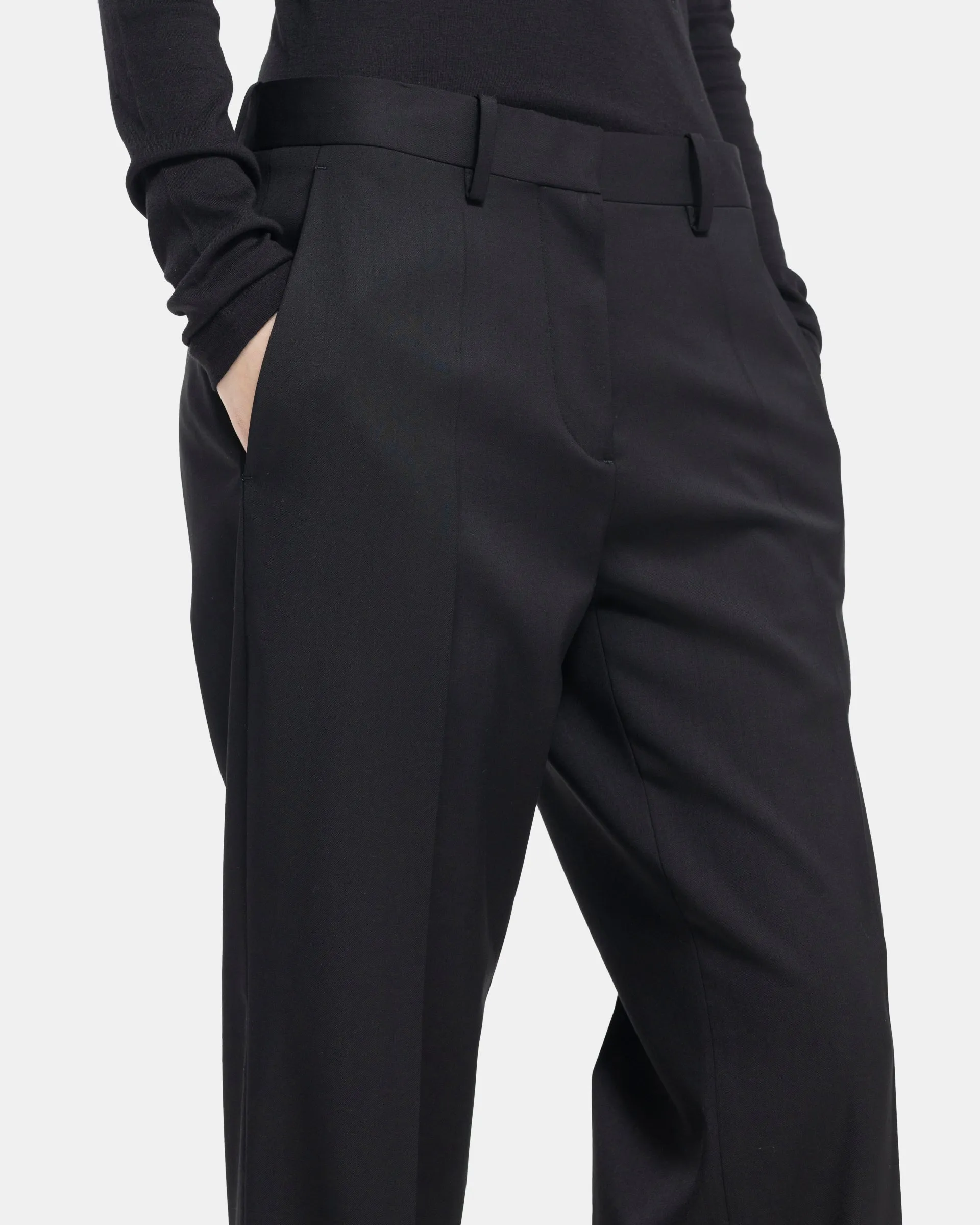 Car Trouser in Black