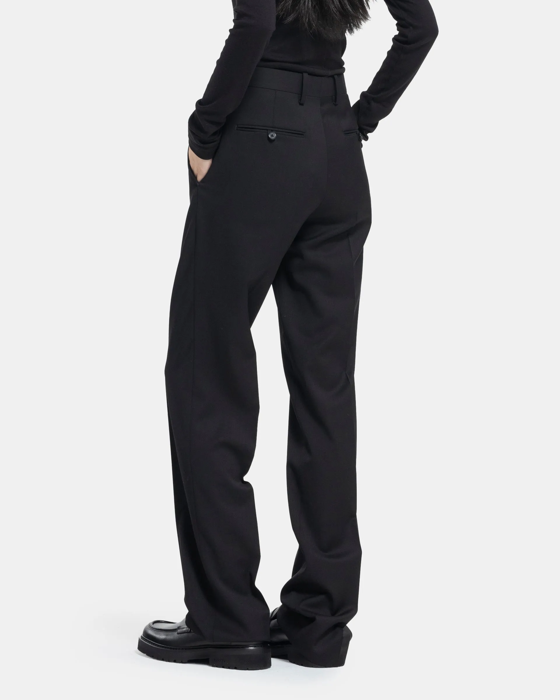 Car Trouser in Black