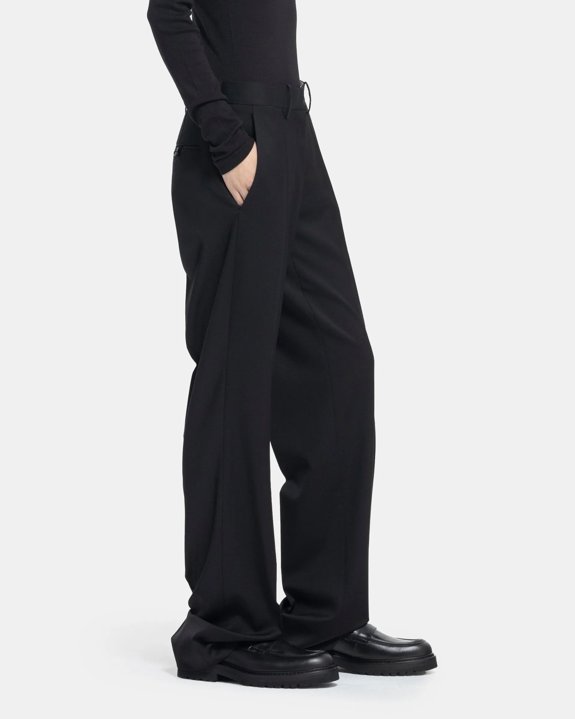 Car Trouser in Black