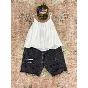 Custom Vintage Denim Shorts