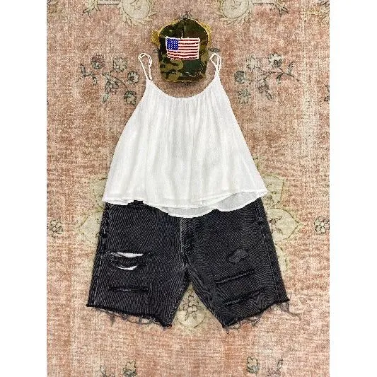 Custom Vintage Denim Shorts