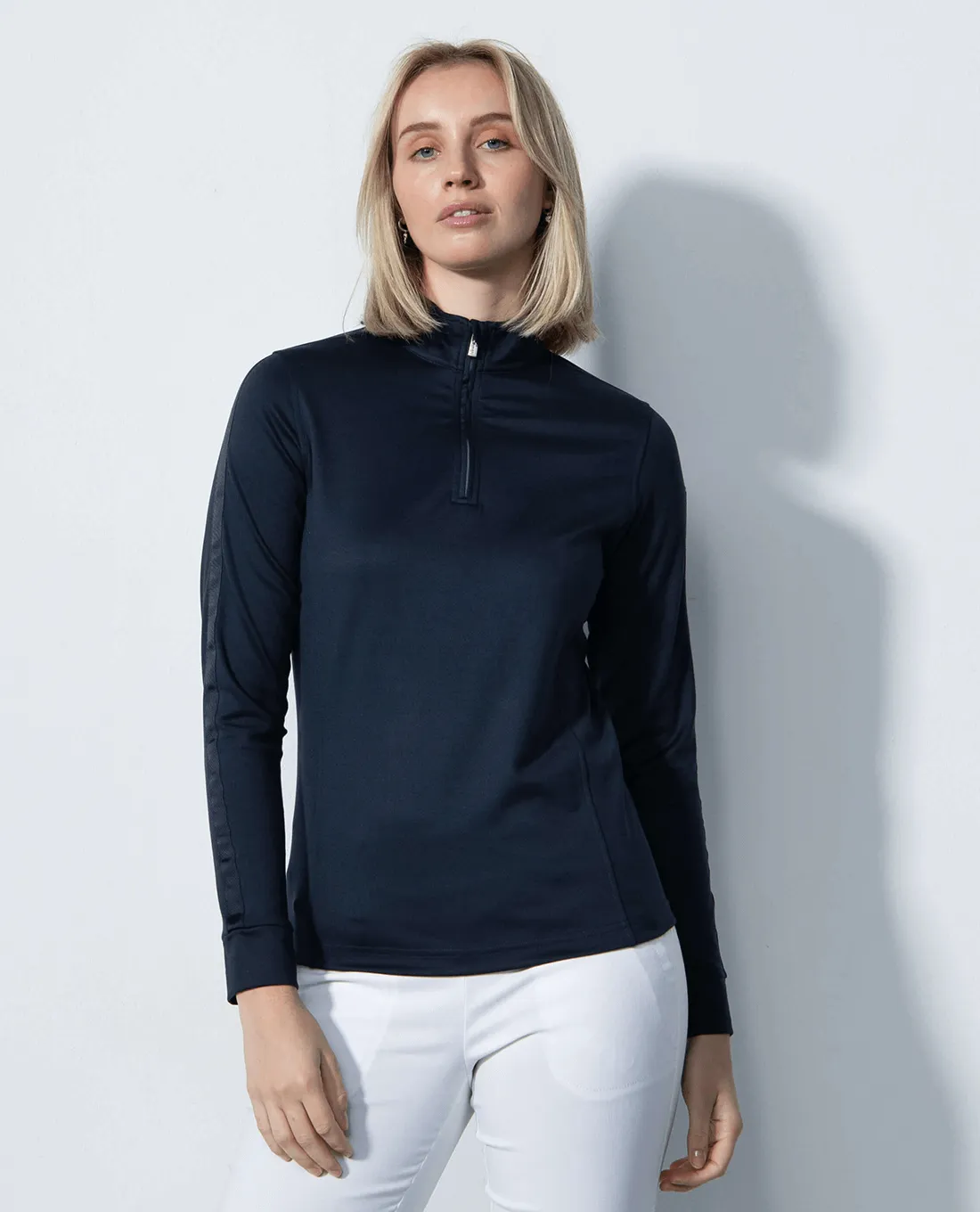DAILY SPORTS Anna Half Zip Neck 055 Navy