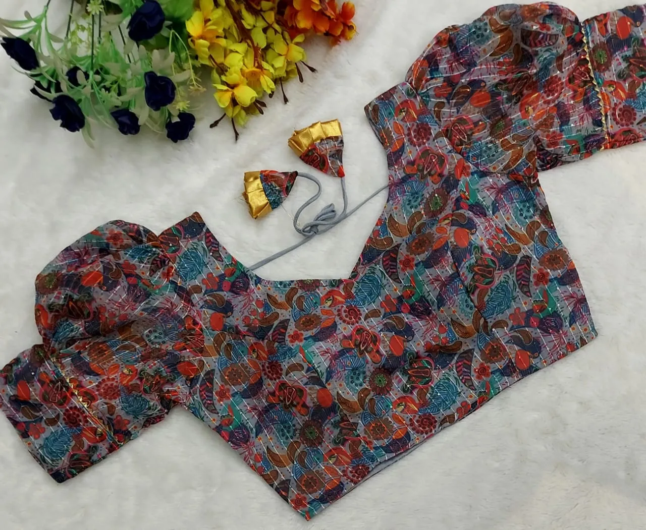 Divya-3 Digital Print Fancy Blouse