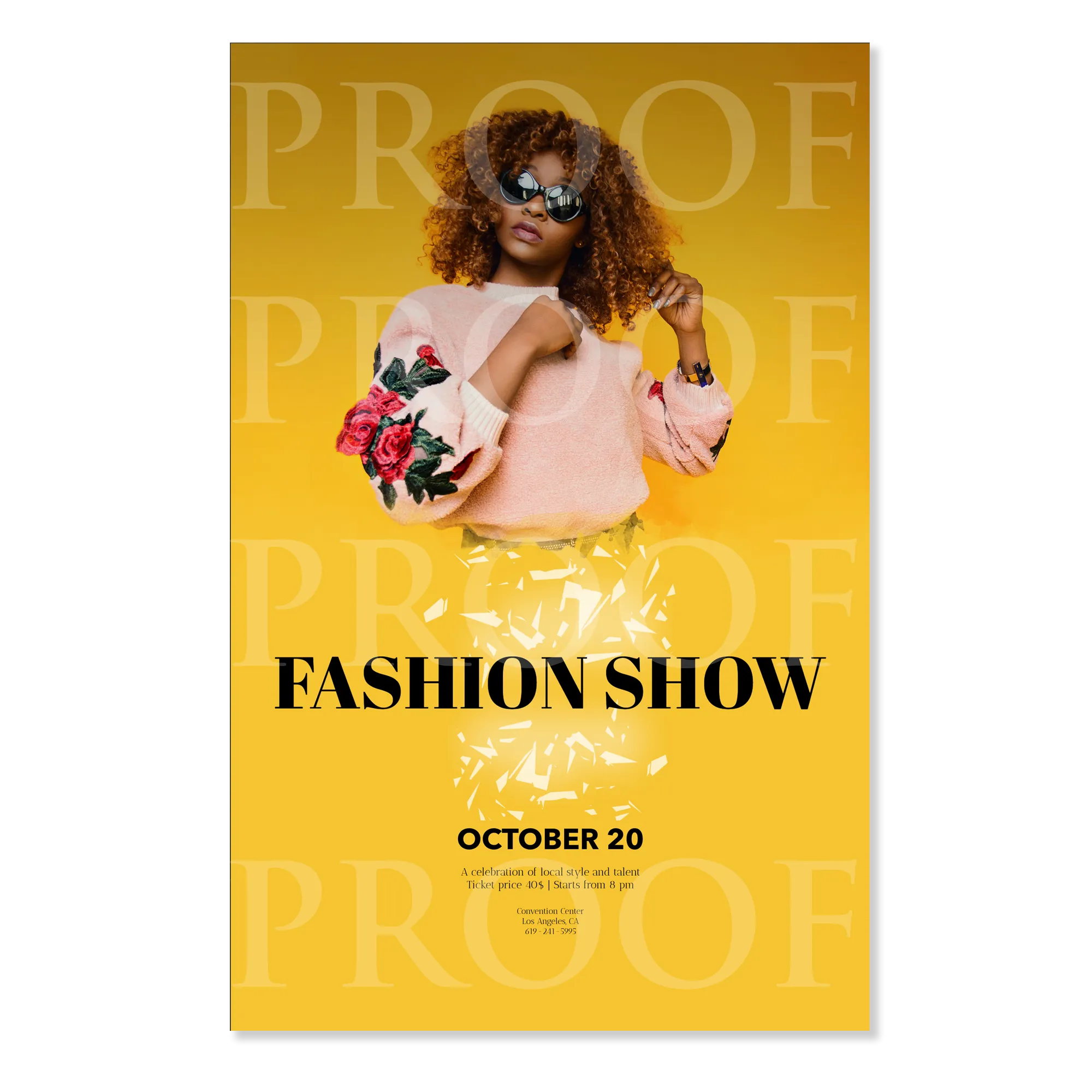 Fashion Show E-Flyer/E-Vite Online Advertisement