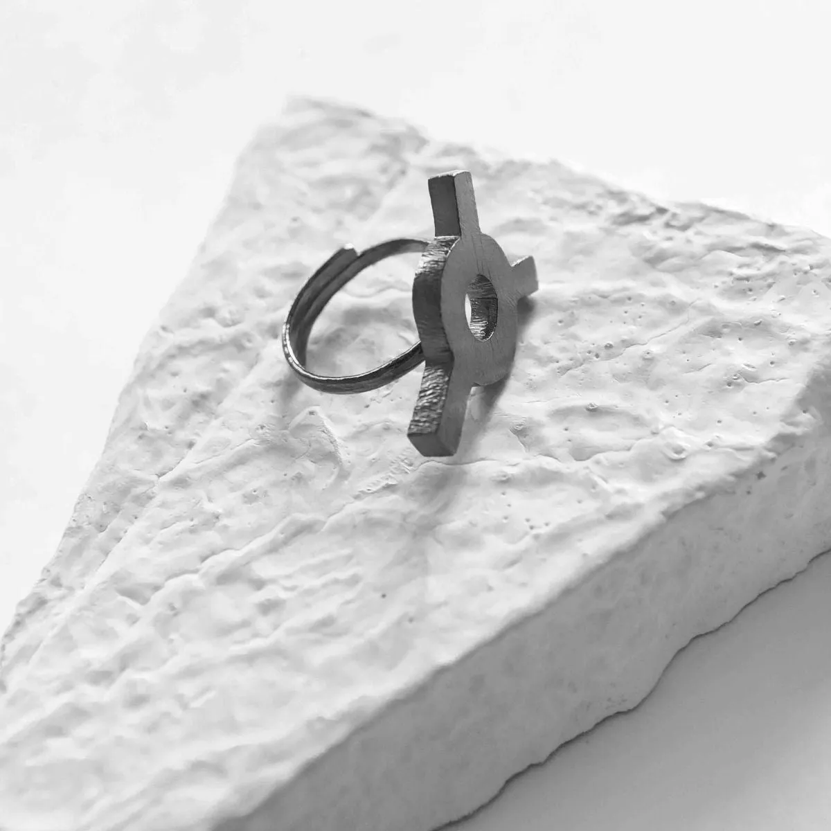 Finger Ring For Women | Silver Finish Brass | Minimal Daily Wear Jewellery