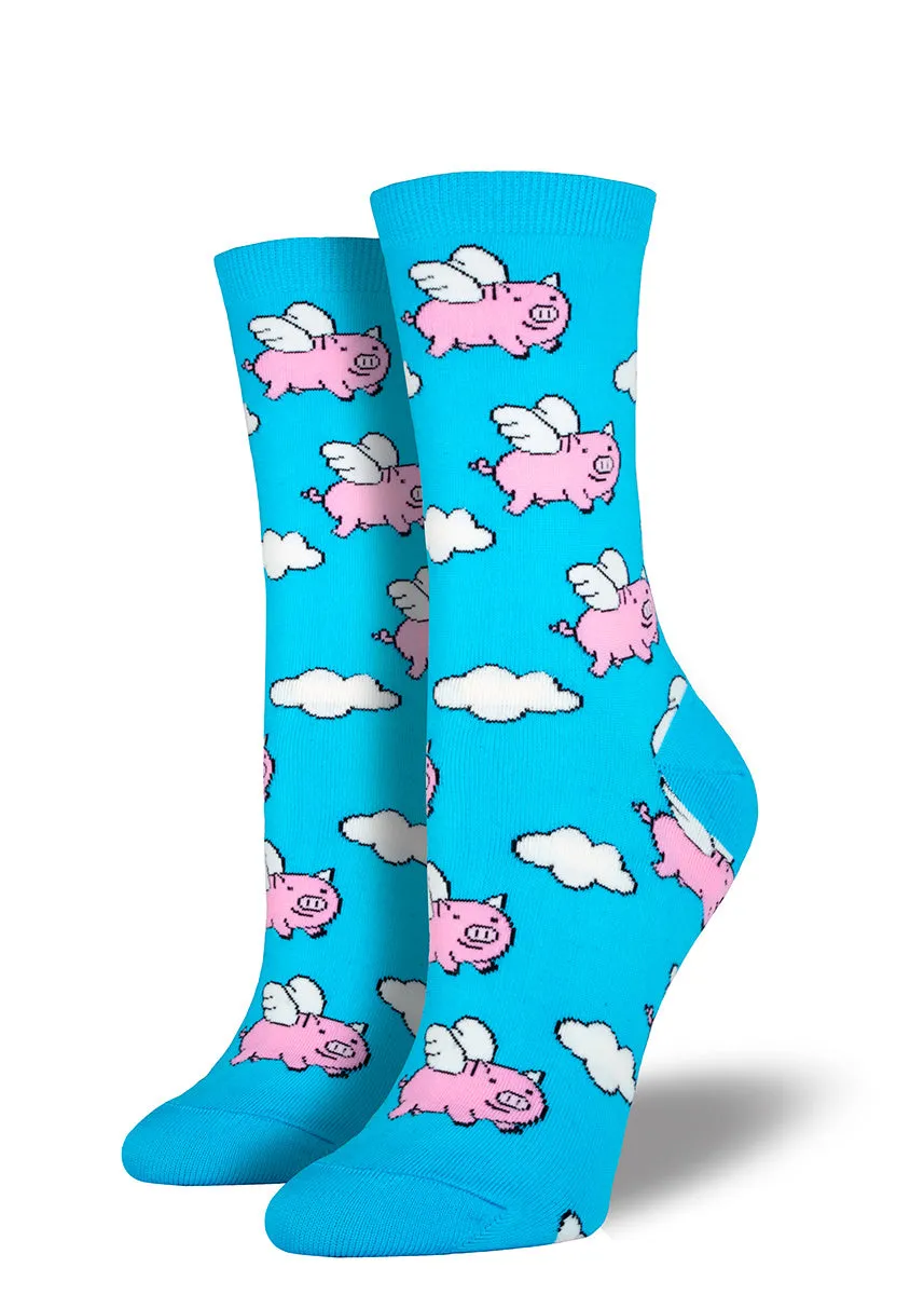 Flying Pigs Crew Socks
