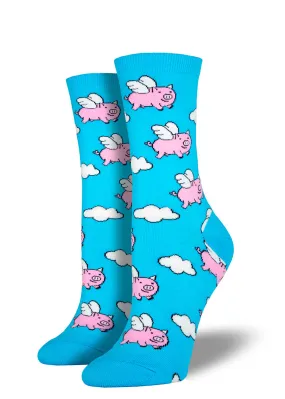Flying Pigs Crew Socks