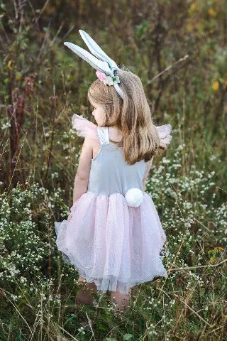 Great Pretenders Dress - Woodland Bunny with Headpiece, Size 5-6