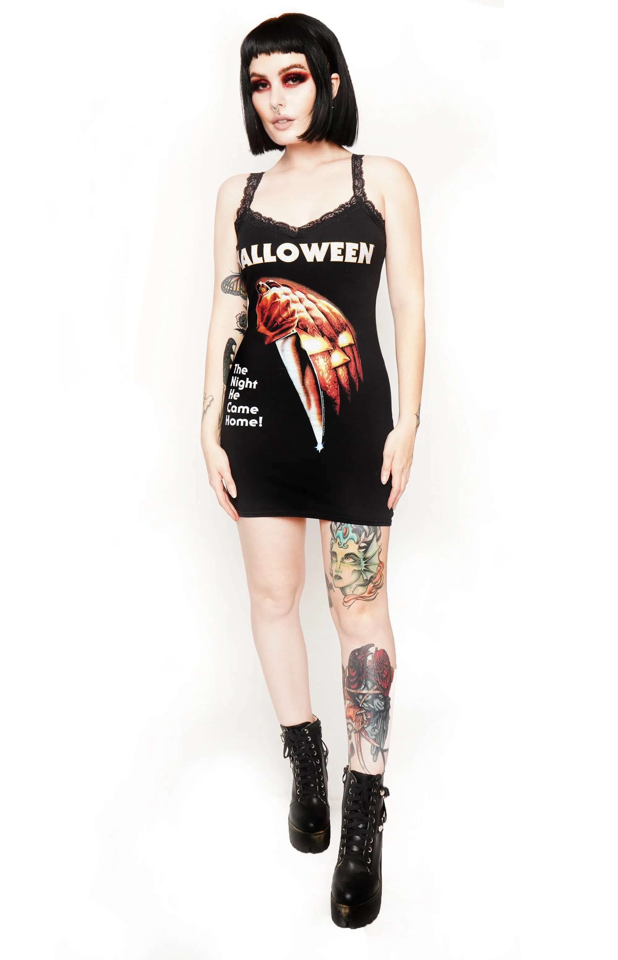 Halloween Lace Strap Dress