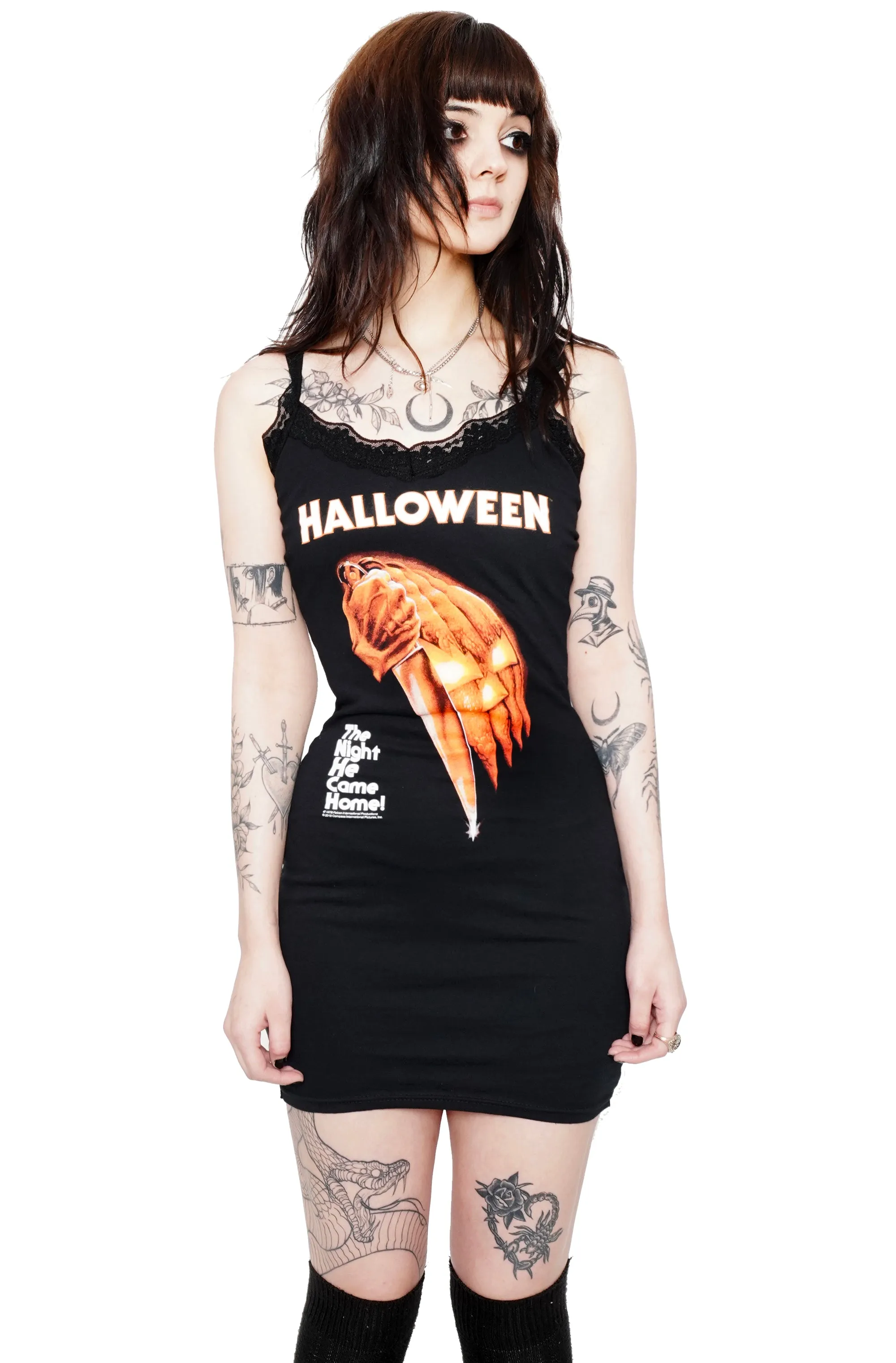 Halloween Lace Strap Dress