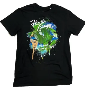 Hustle Gang Vacation Black T-Shirt