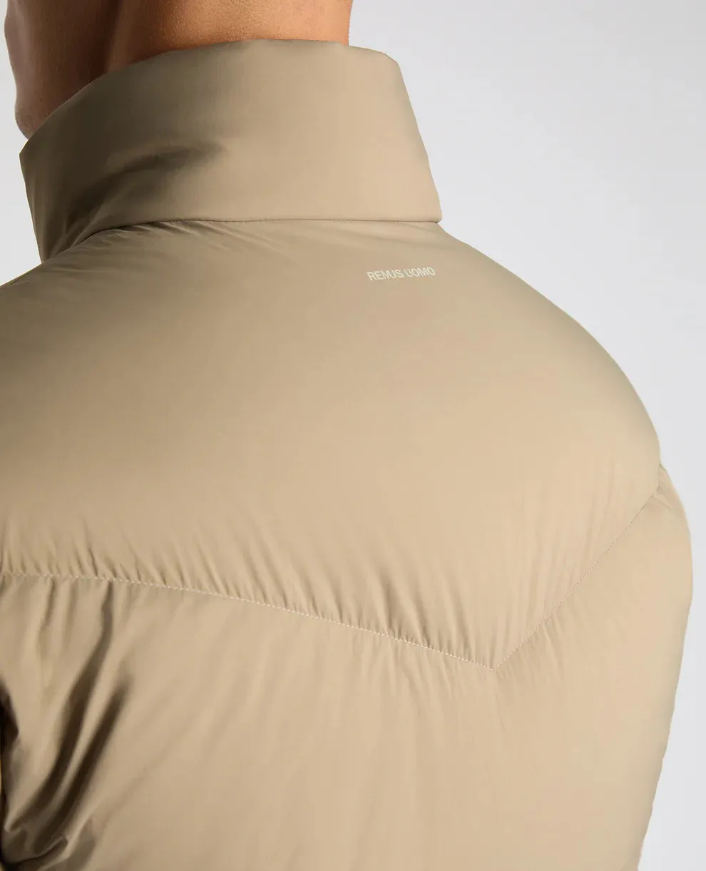 ID24709-Remu Beige Ryker Puffa  Jacket