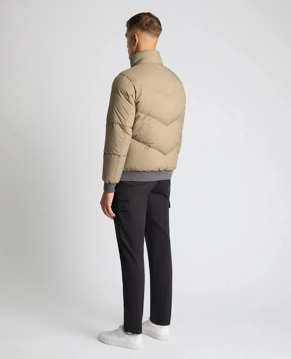 ID24709-Remu Beige Ryker Puffa  Jacket