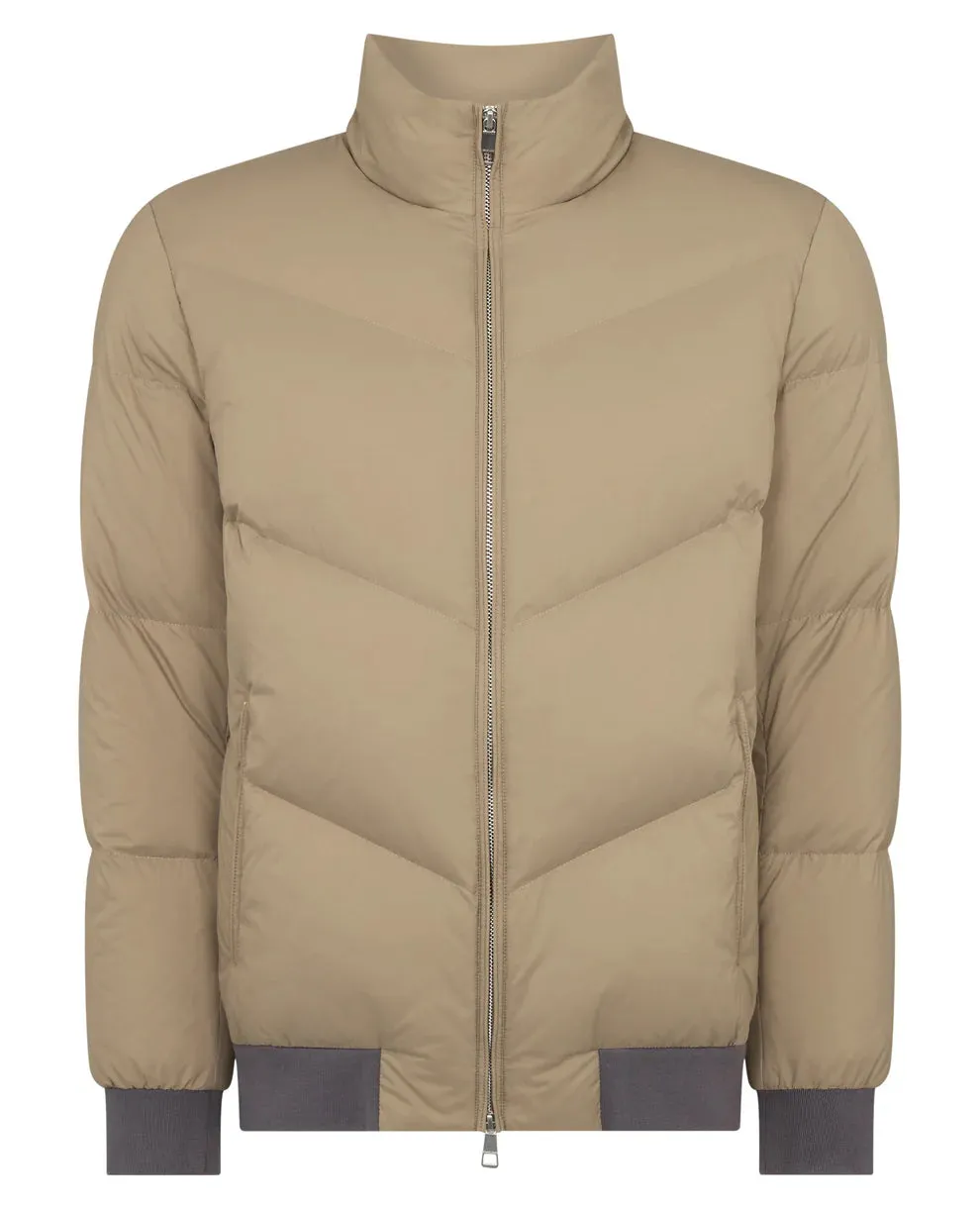 ID24709-Remu Beige Ryker Puffa  Jacket