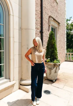 In Style Wide Leg Jeans - Indigo Blue