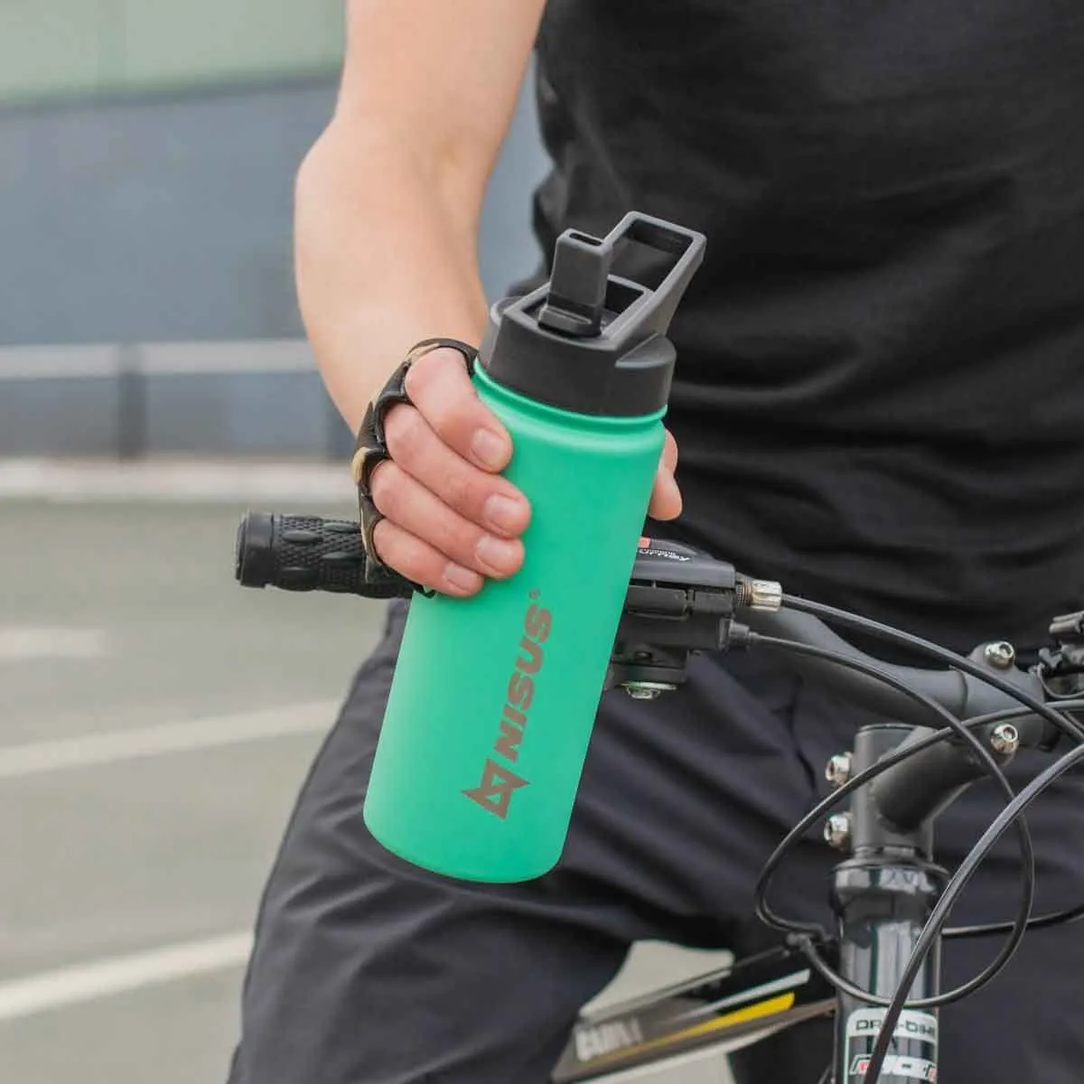 Insulated Sports Water Bottle | 18 oz | Stainless Steel | 3 Lid Types | CLEARANCE