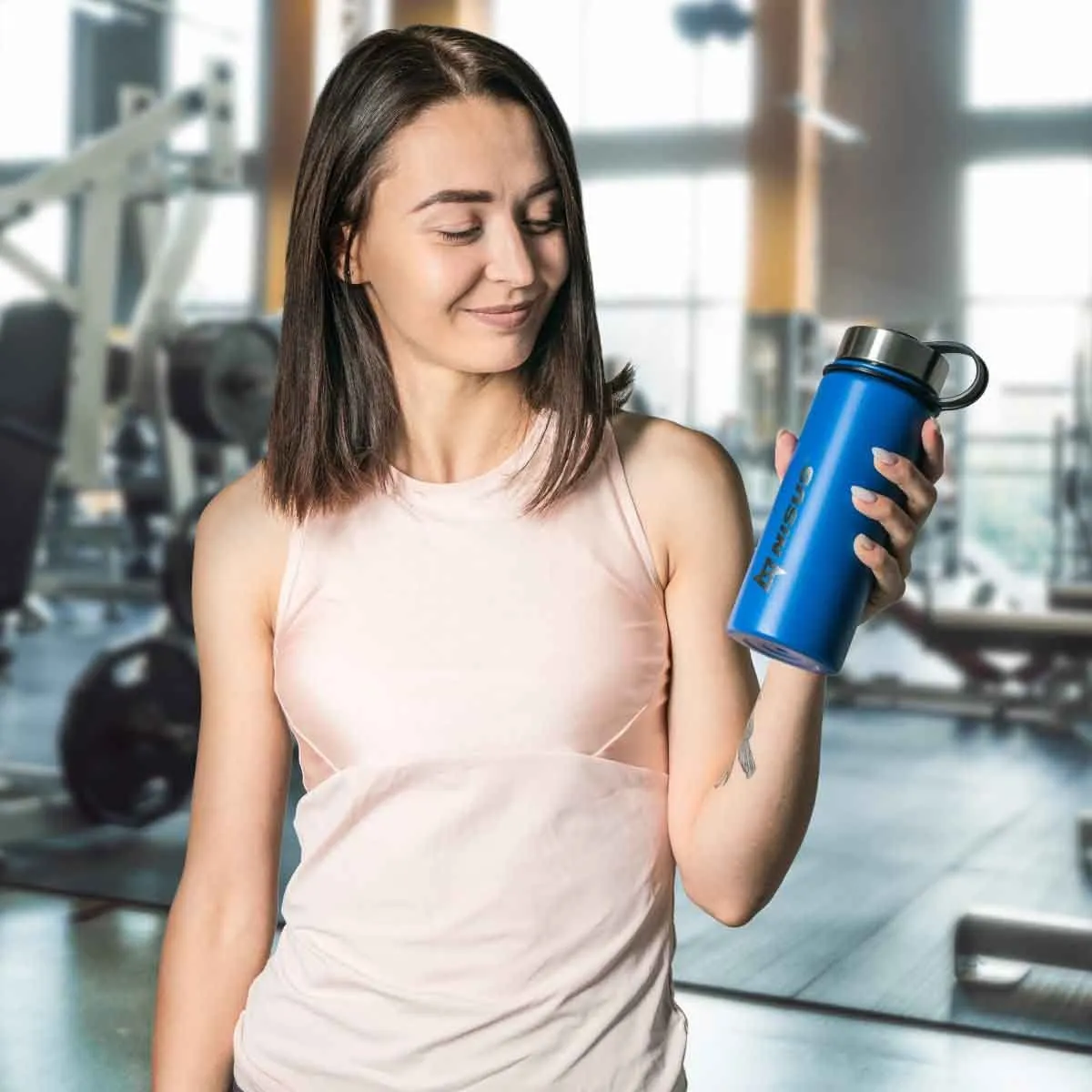 Insulated Sports Water Bottle | 18 oz | Stainless Steel | 3 Lid Types | CLEARANCE
