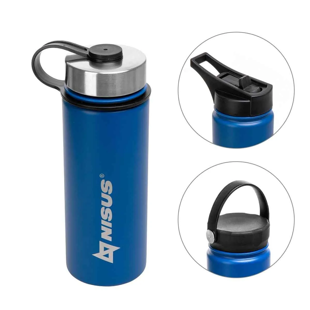 Insulated Sports Water Bottle | 18 oz | Stainless Steel | 3 Lid Types | CLEARANCE