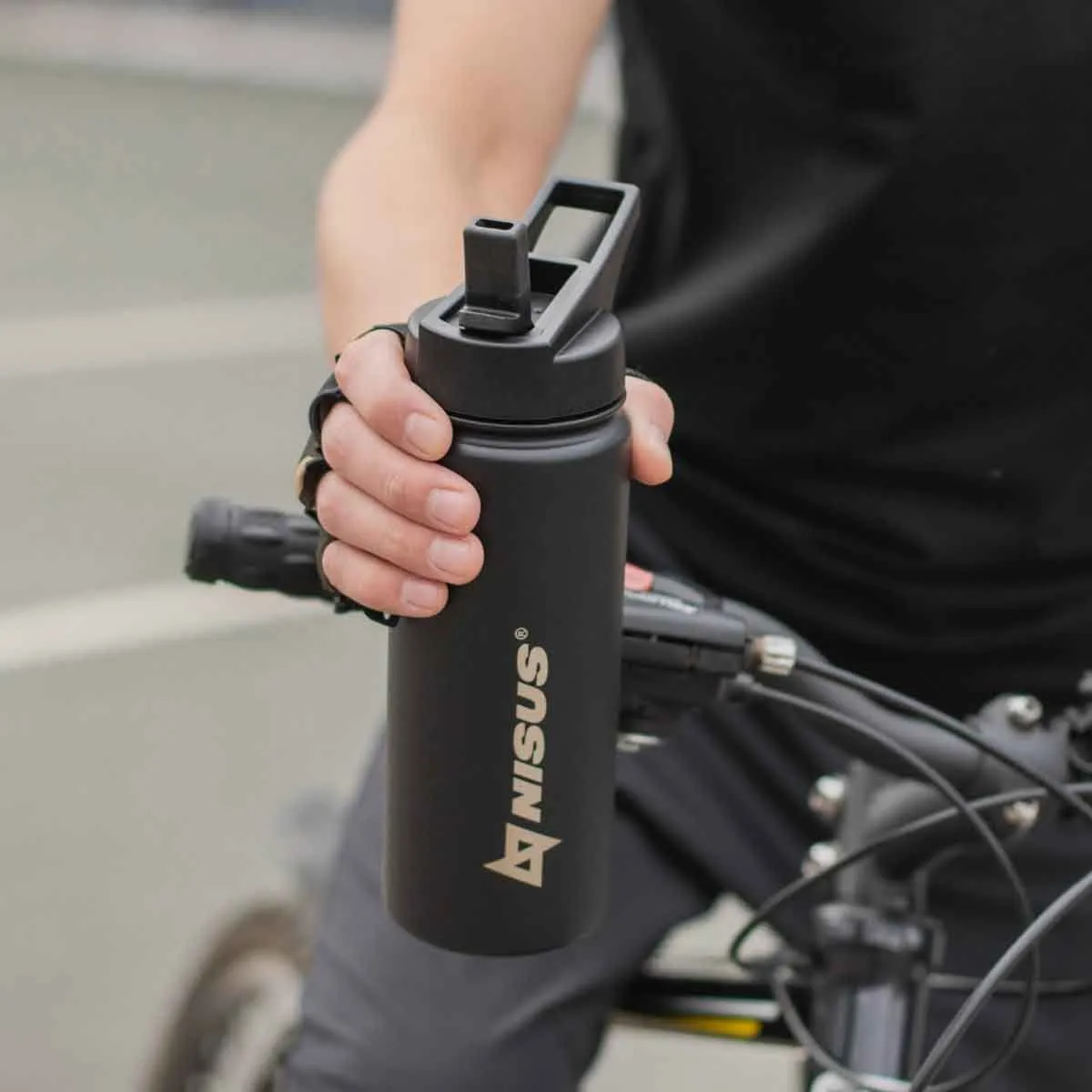 Insulated Sports Water Bottle | 18 oz | Stainless Steel | 3 Lid Types | CLEARANCE