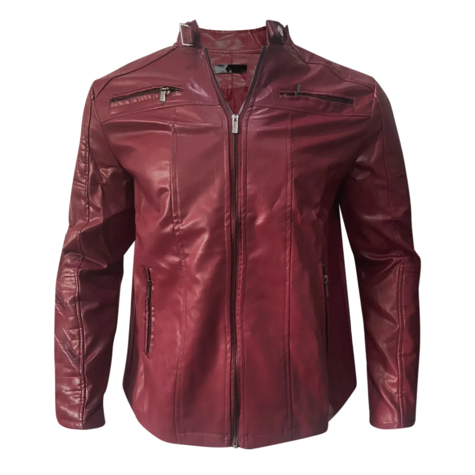 Jackets For Men Casual Work Fashion Men'S Motorcycle Riding Leather Jacket Windproof Rainproof