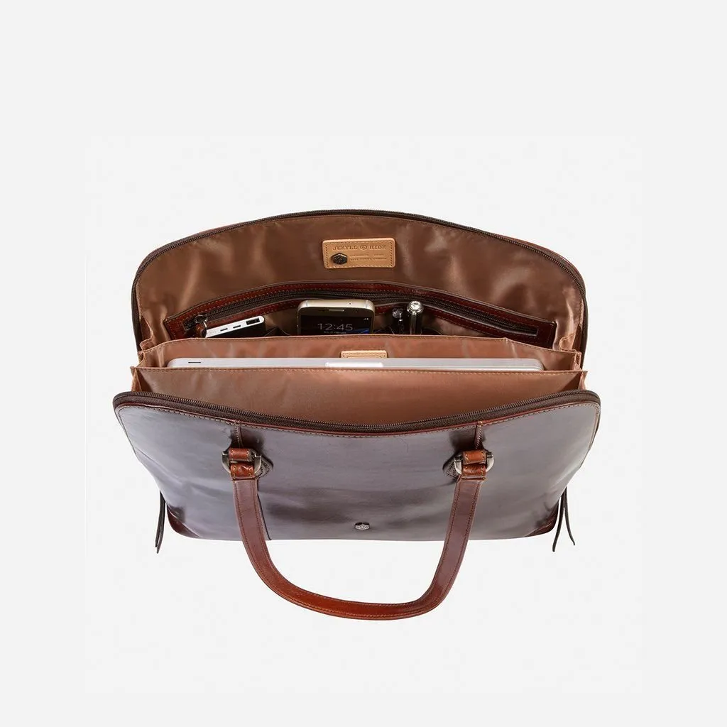 Jekyll & Hide Oxford Ladies Laptop Business Bag | Tobacco